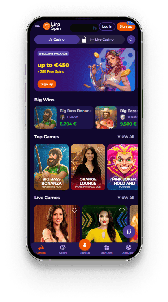Liraspin Casino Download Mobiele App